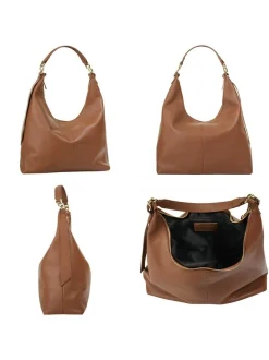 Samantha Look Damen Shopper in cognac
