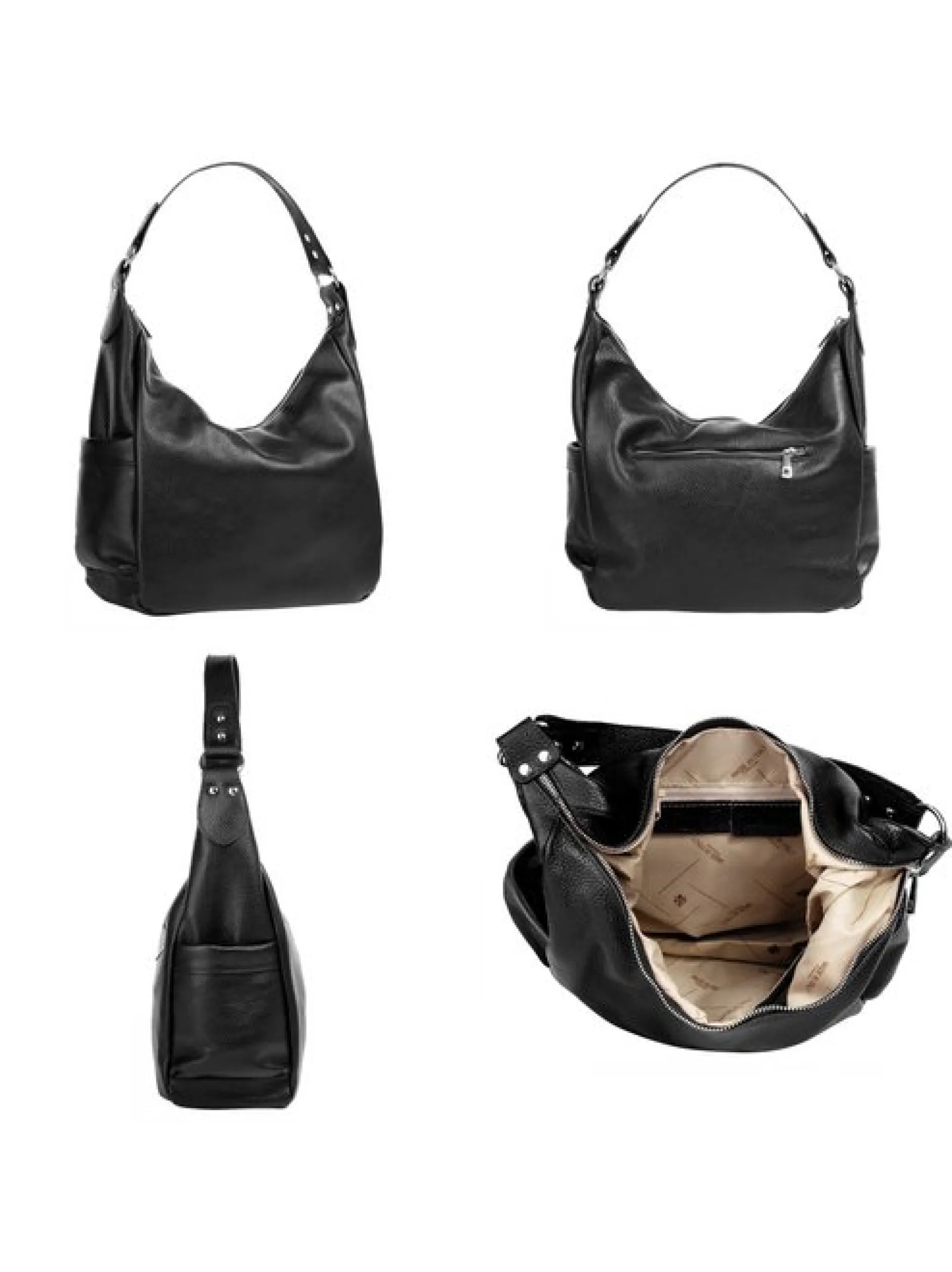 Samantha Look Damen Shopper in schwarz