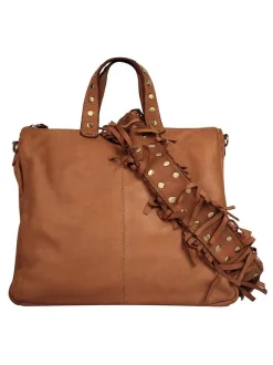 Samantha Look Damen Umhängetasche in cognac