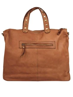 Samantha Look Damen Umhängetasche in cognac