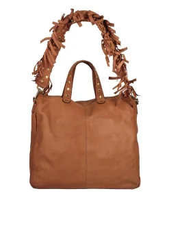 Samantha Look Damen Umhängetasche in cognac