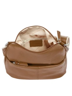 Samantha Look Damen Umhängetasche in cognac