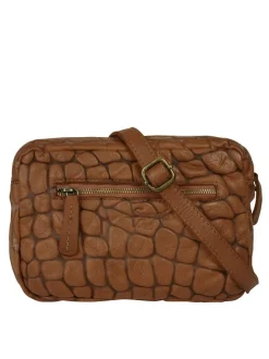Samantha Look Damen Umhängetasche in cognac