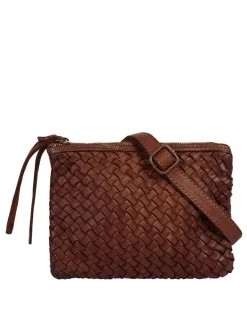 Samantha Look Damen Umhängetasche in cognac