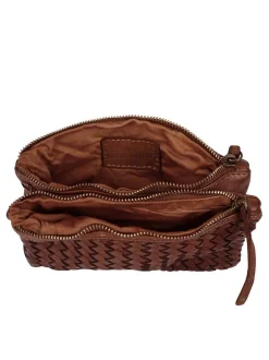 Samantha Look Damen Umhängetasche in cognac