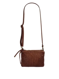 Samantha Look Damen Umhängetasche in cognac