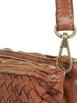 Samantha Look Damen Umhängetasche in cognac