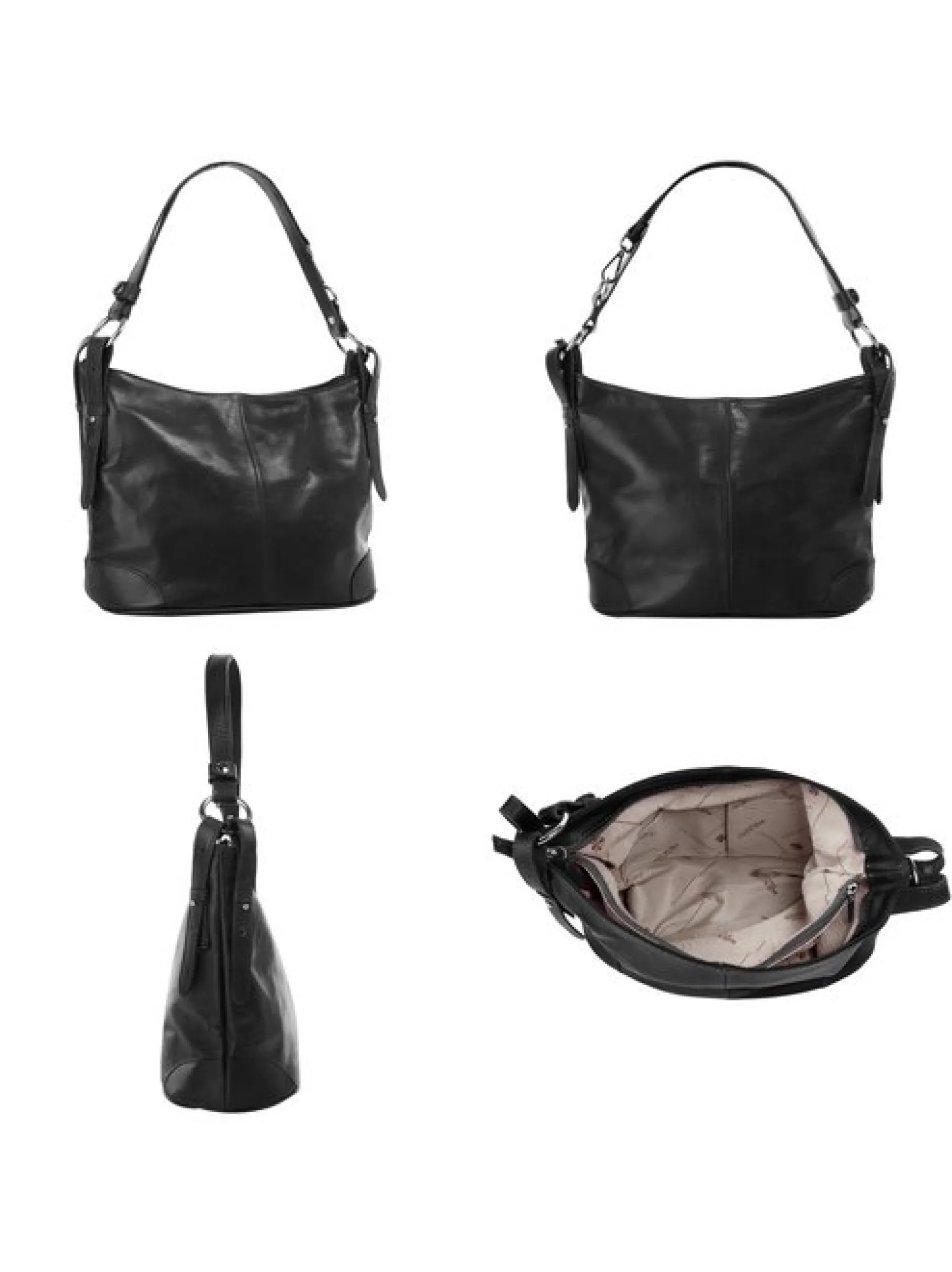 Samantha Look Damen Umhängetasche in schwarz