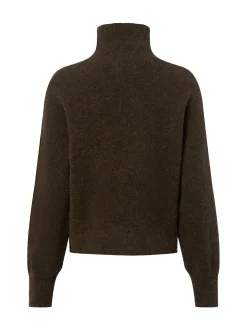 Samsøe Samsøe Damen Strickpullover mit Alpaka-Anteil - Nola in oliv