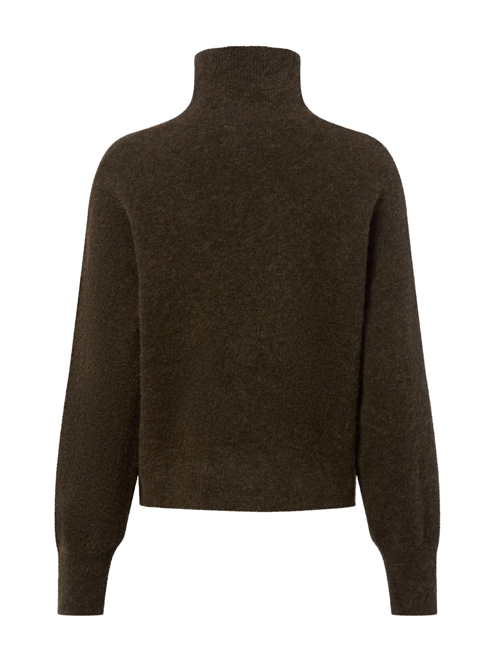 Samsøe Samsøe Damen Strickpullover mit Alpaka-Anteil - Nola in oliv
