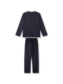 Sanetta Jungen Pyjama in blau