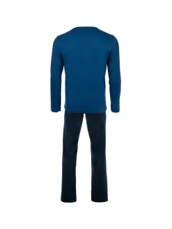Sanetta Jungen Pyjama in blau