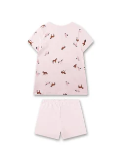 Sanetta Mädchen Pyjama in rosa