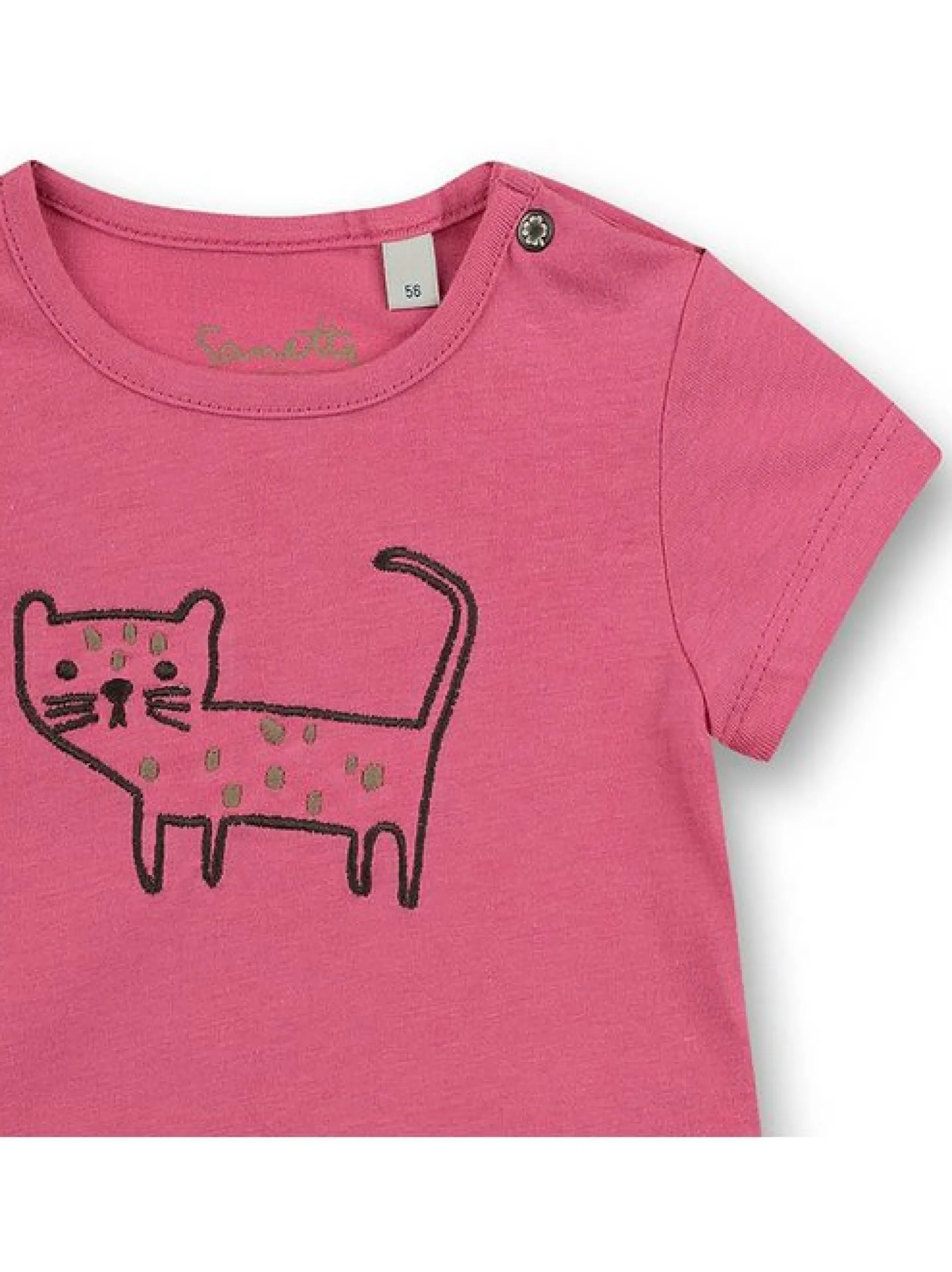 Sanetta Mädchen T-Shirt 1er Pack in pink