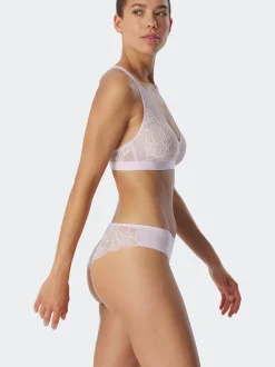 Schiesser Damen Brasilslip - Modal & Lace in rosa