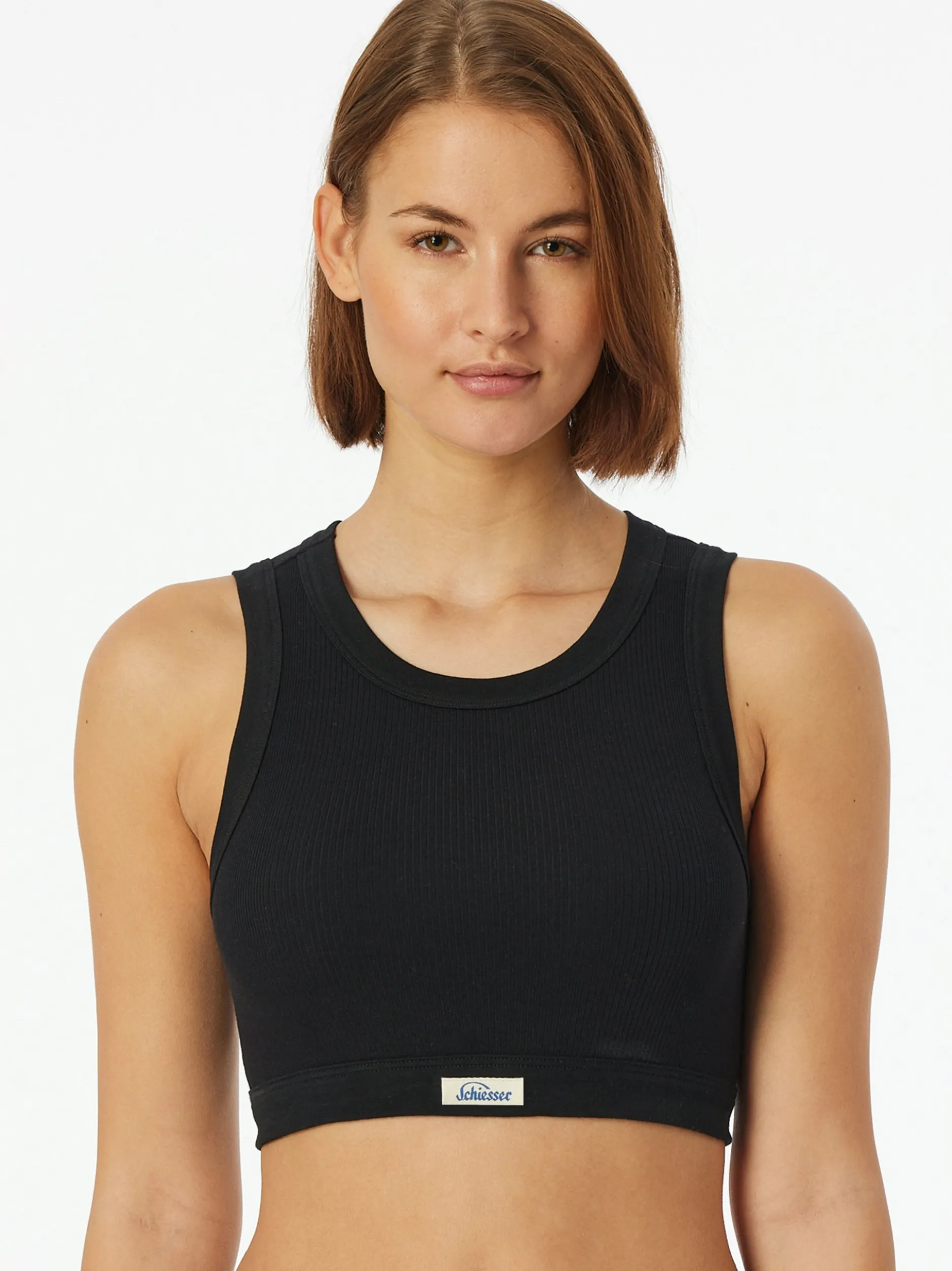 Schiesser Damen Bustier - REVIVAL Paula in schwarz