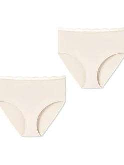 Schiesser Damen Maxislip - Feminine Lace in vanille
