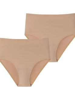 Schiesser Damen Maxislip - Invisible Soft in beige