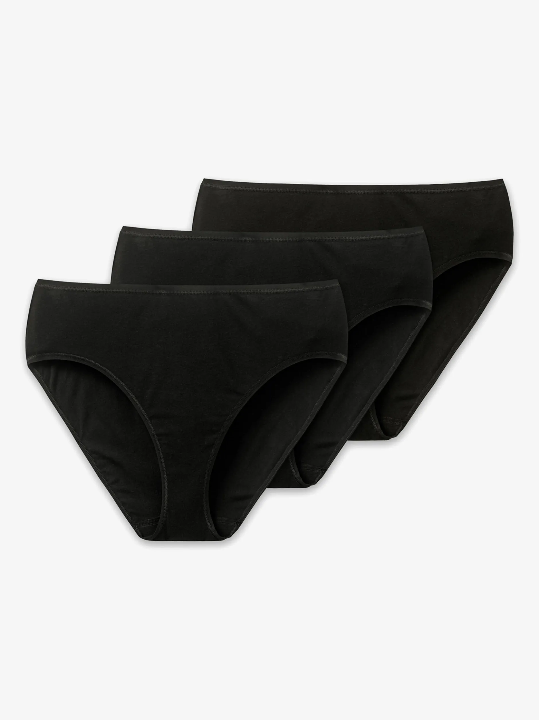 Schiesser Damen Slip - Essentials in schwarz