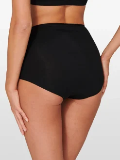 Schiesser Damen Slip - 95/5 in schwarz