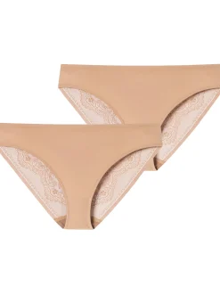 Schiesser Damen Slip - Invisible Lace in beige