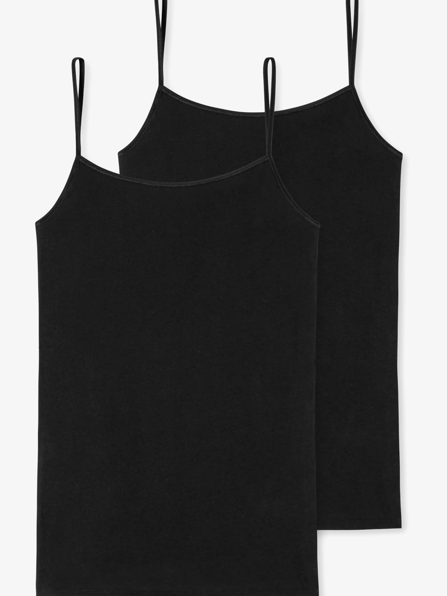 Schiesser Damen Spaghettitop - 95/5 in schwarz