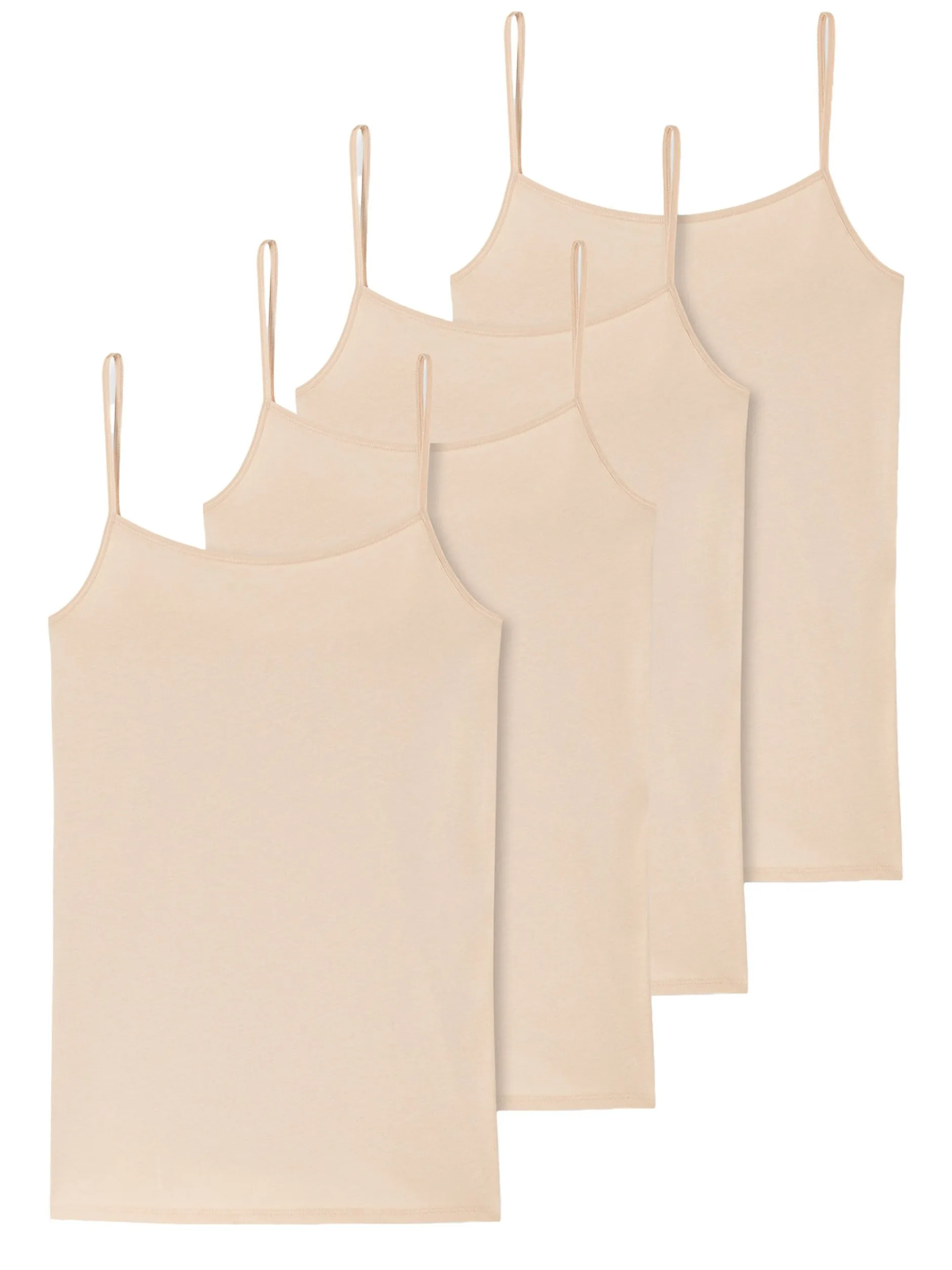 Schiesser Damen Spaghettitop - 95/5 Organic Cotton in beige