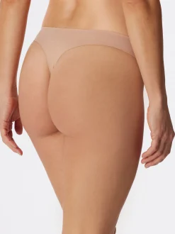 Schiesser Damen String - Invisible Soft in beige