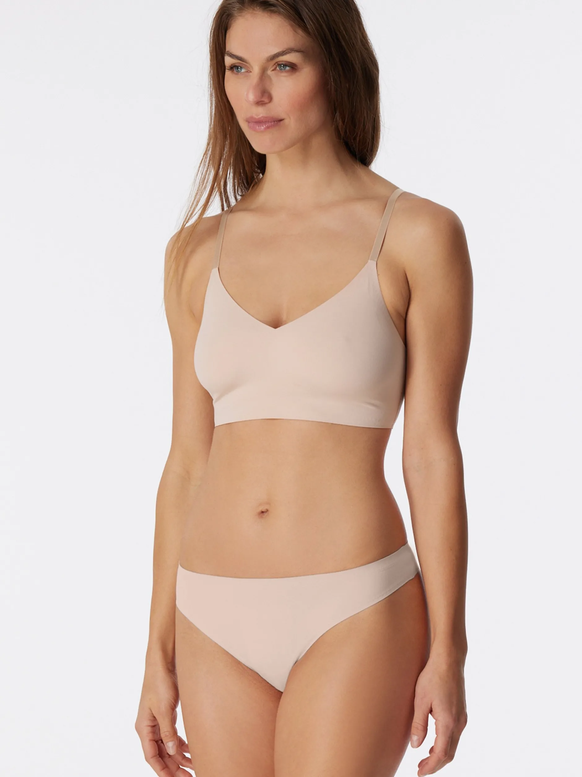 Schiesser Damen String - Invisible Soft in beige