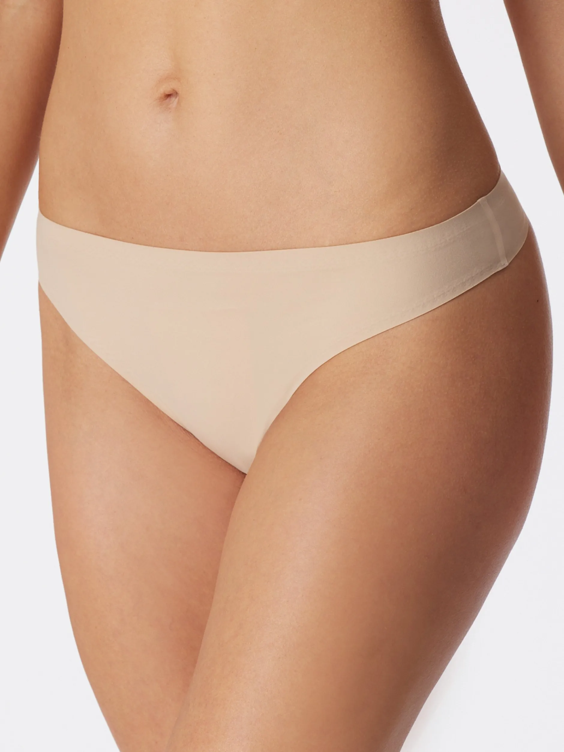 Schiesser Damen String - Invisible Soft in beige