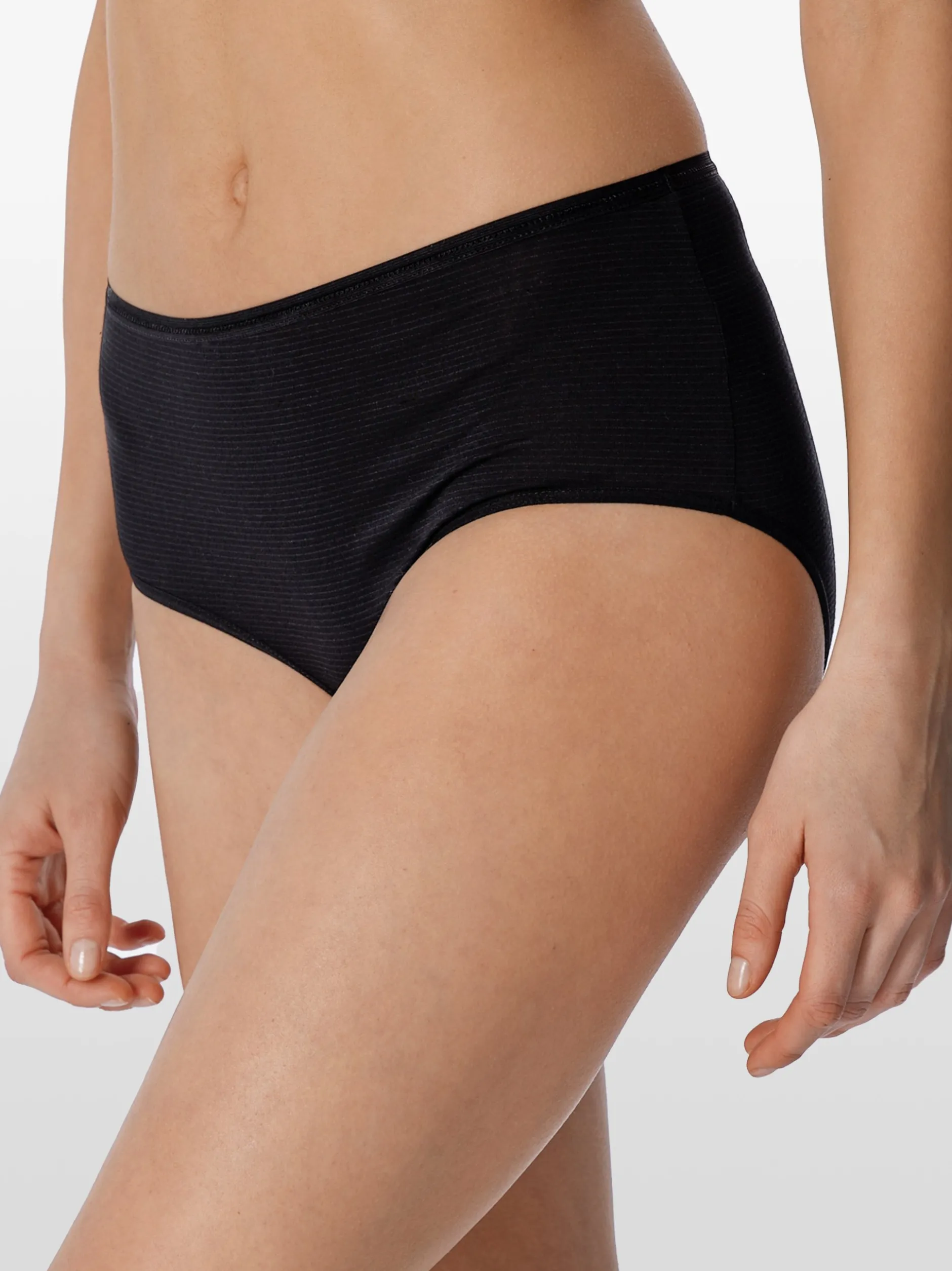 Schiesser Damen Tai-Slip - Modal Essentials in schwarz