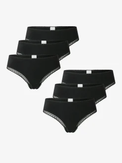 Schiesser Damen Tanga - Modern Multipacks in schwarz