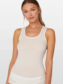 Schiesser Damen Tanktop - Personal Fit in weiß