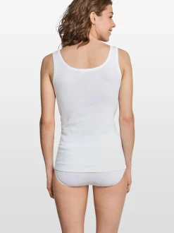 Schiesser Damen Trägertop - Cotton Essentials in mehrfarbig