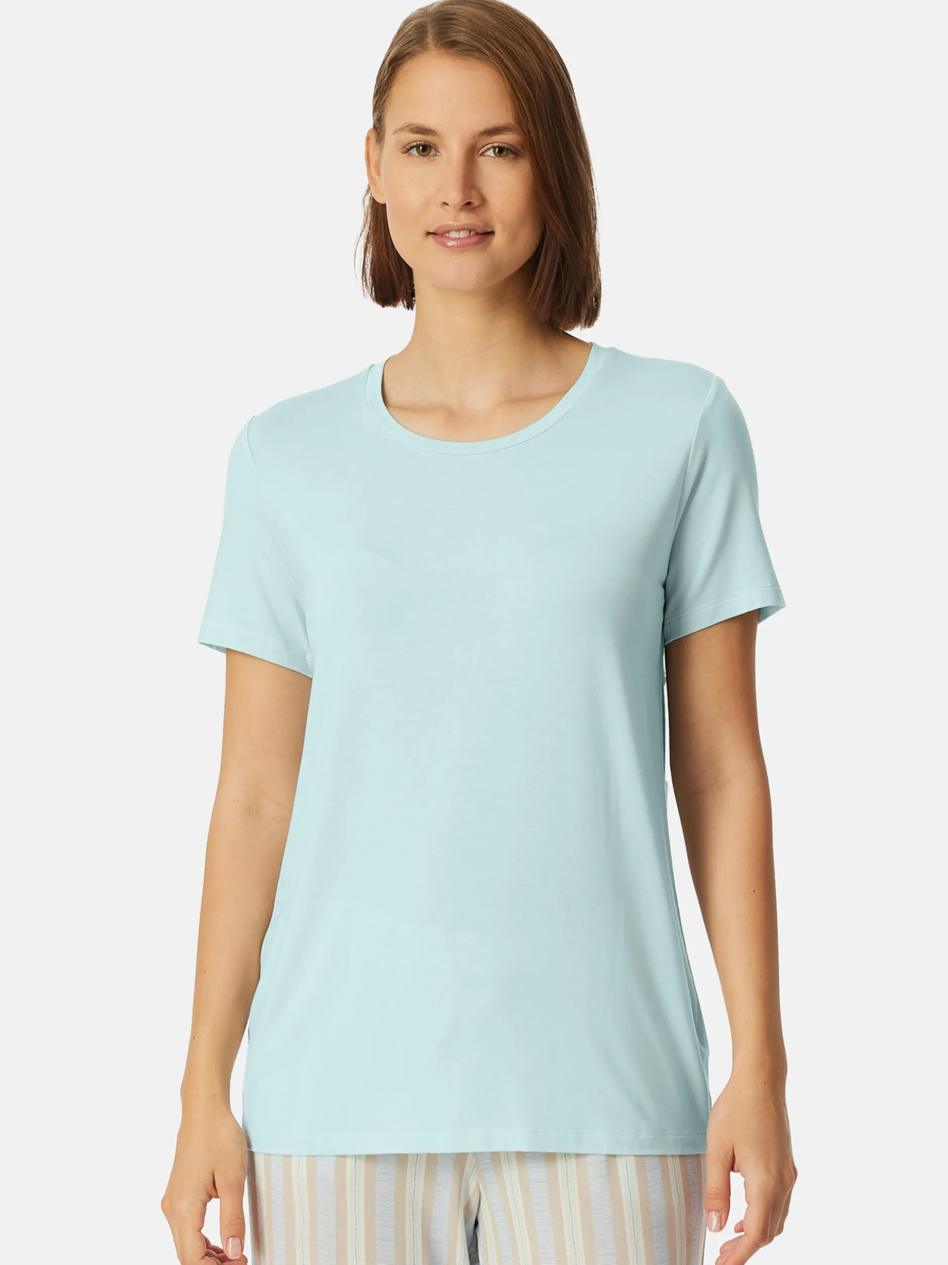 Schiesser Damen T-Shirt - Mix & Relax in mint