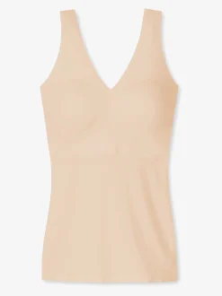 Schiesser Damen Unterhemd - Padded - Invisible Soft in beige