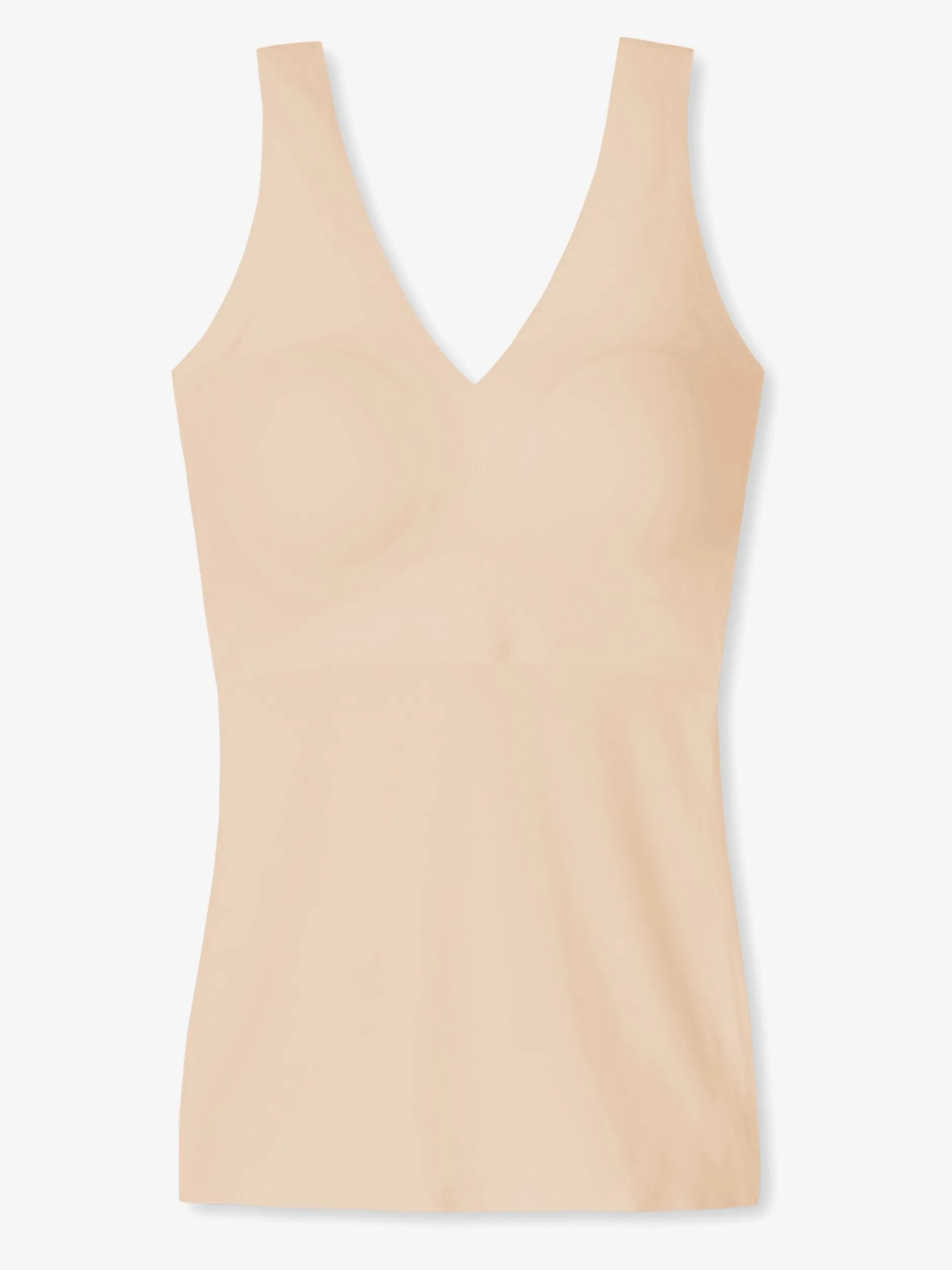 Schiesser Damen Unterhemd - Padded - Invisible Soft in beige