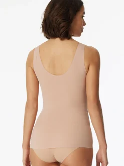 Schiesser Damen Unterhemd - Padded - Invisible Soft in beige