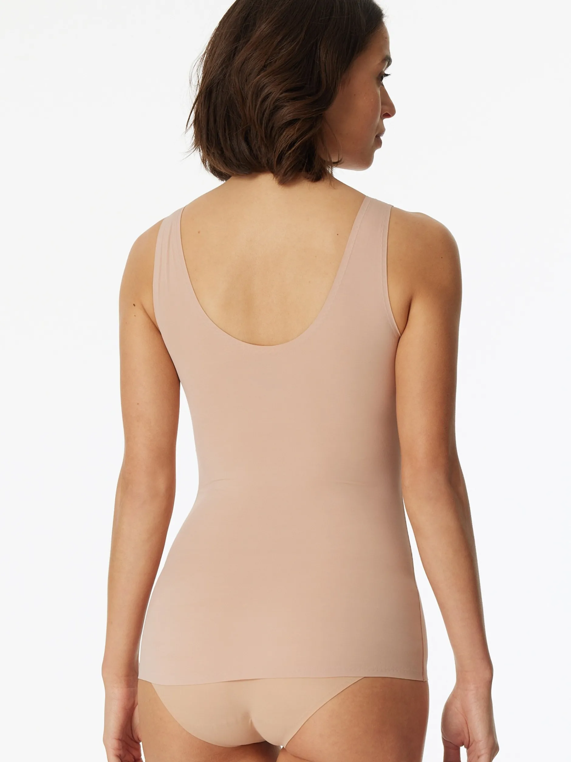 Schiesser Damen Unterhemd - Padded - Invisible Soft in beige