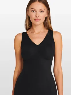 Schiesser Damen Unterhemd - Padded - Invisible Soft in schwarz
