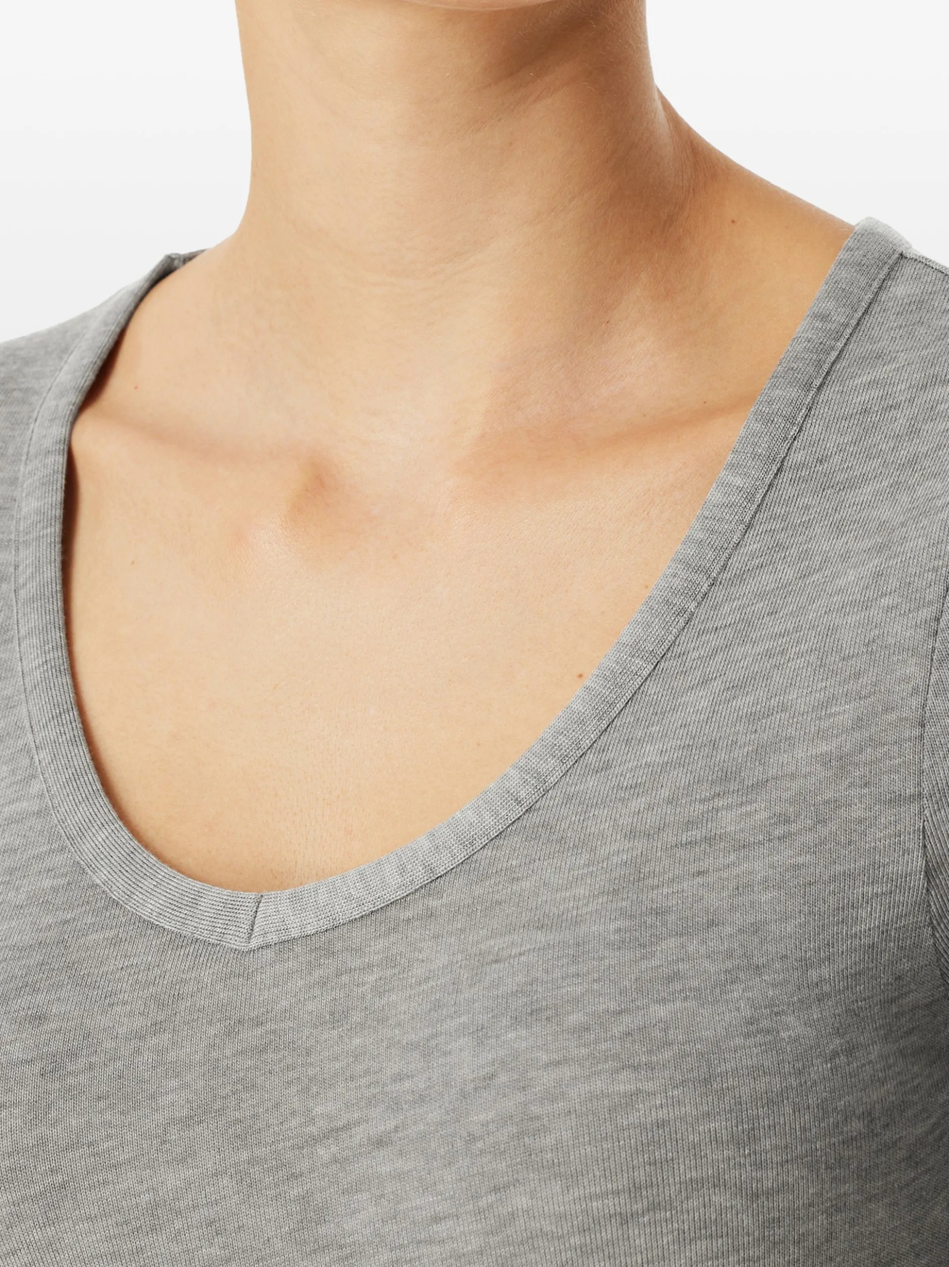 Schiesser Damen Unterziehshirt - Premium Warming in grau