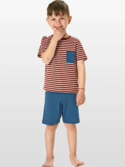 Schiesser Jungen Pyjama in rot