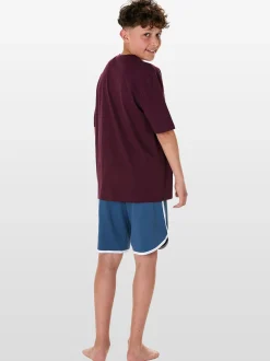Schiesser Jungen Pyjama - Nightwear in lila