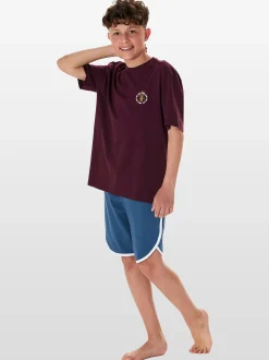 Schiesser Jungen Pyjama - Nightwear in lila