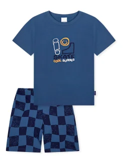 Schiesser Jungen Pyjama - Nightwear in blau