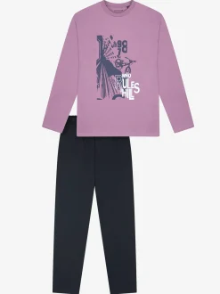 Schiesser Jungen Pyjama - Nightwear in lila
