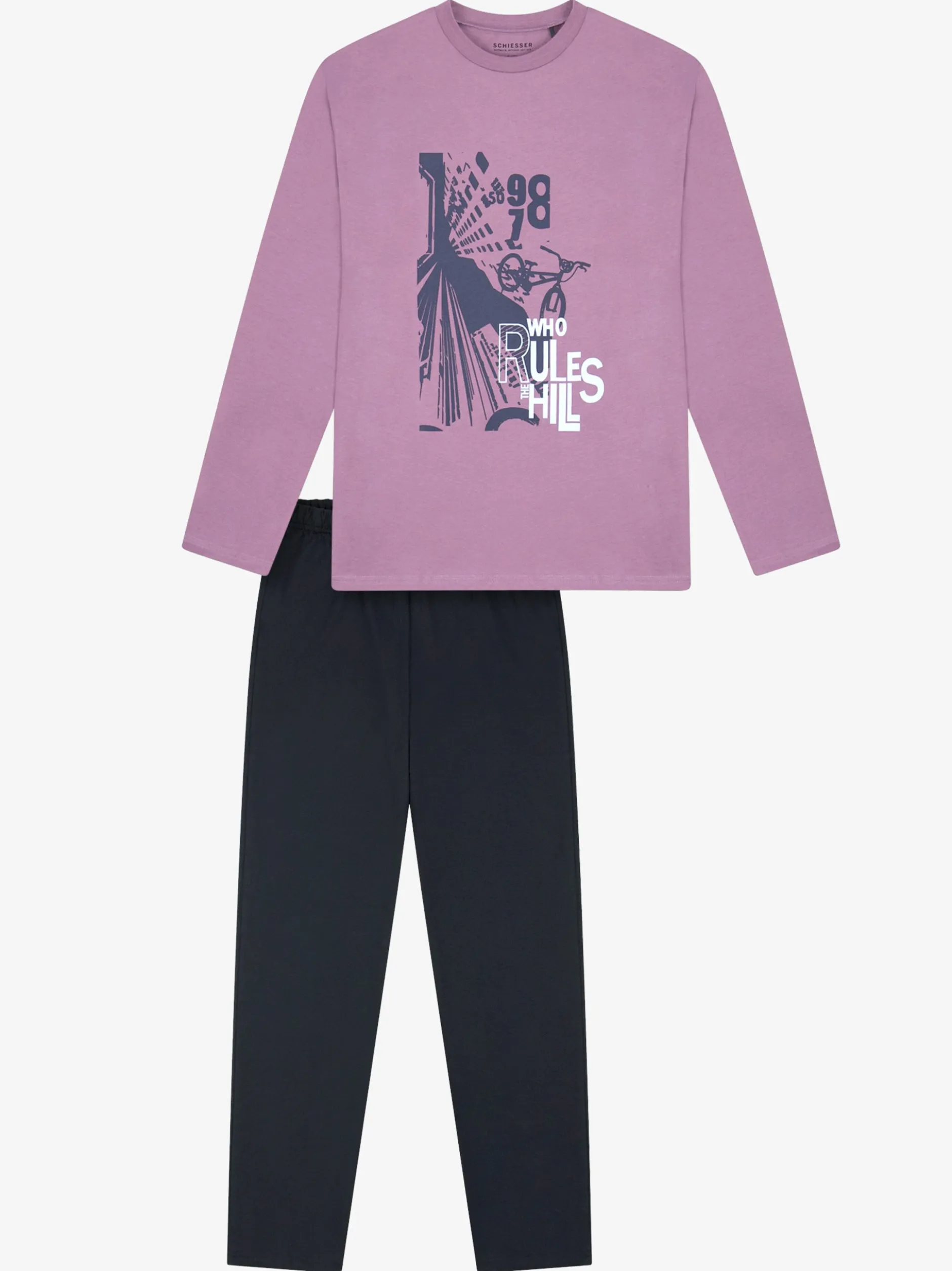 Schiesser Jungen Pyjama - Nightwear in lila