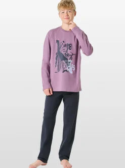 Schiesser Jungen Pyjama - Nightwear in lila