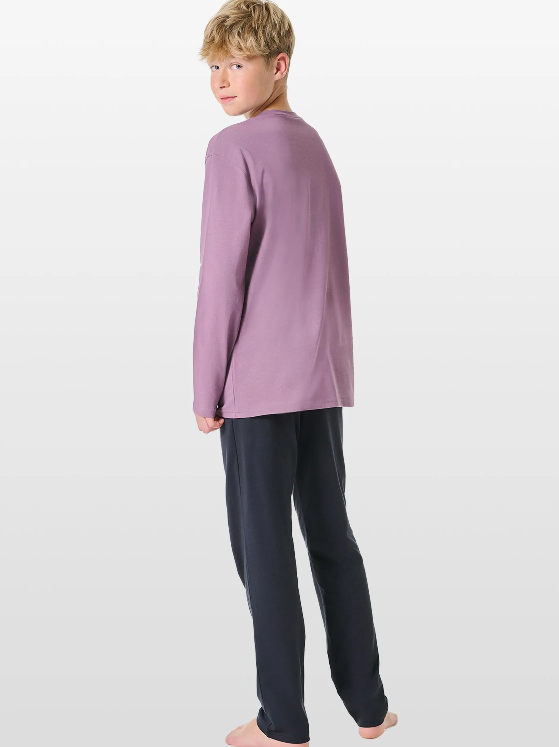 Schiesser Jungen Pyjama - Nightwear in lila