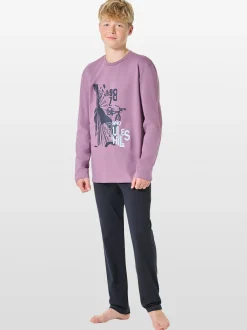 Schiesser Jungen Pyjama - Nightwear in lila